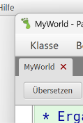 MyWorld schließen