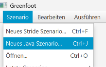 Neues Java Szenario